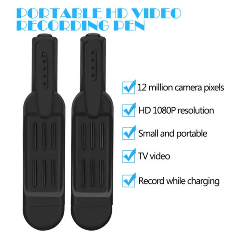 High Quality 1080P Pocket Pen Camera Wireless Hidden Camera Pen T189 Spy Camera for Indoor or Outdoor