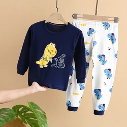 Boys toddler Home Wear clothings  100% Cotton  Long Sleeve suit T-shirt with Two Piece Smart Casual design for  Cheap price