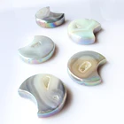 Nature Wholesale High Quality Nature Crystal Geode Agate Druzy Fengshui Moon Amazing Energy Healing Cornucopia