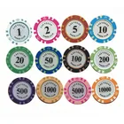 Clay Poker Chip Clayclay Custom Printing Logo Clay Poker Chip Casino Chip