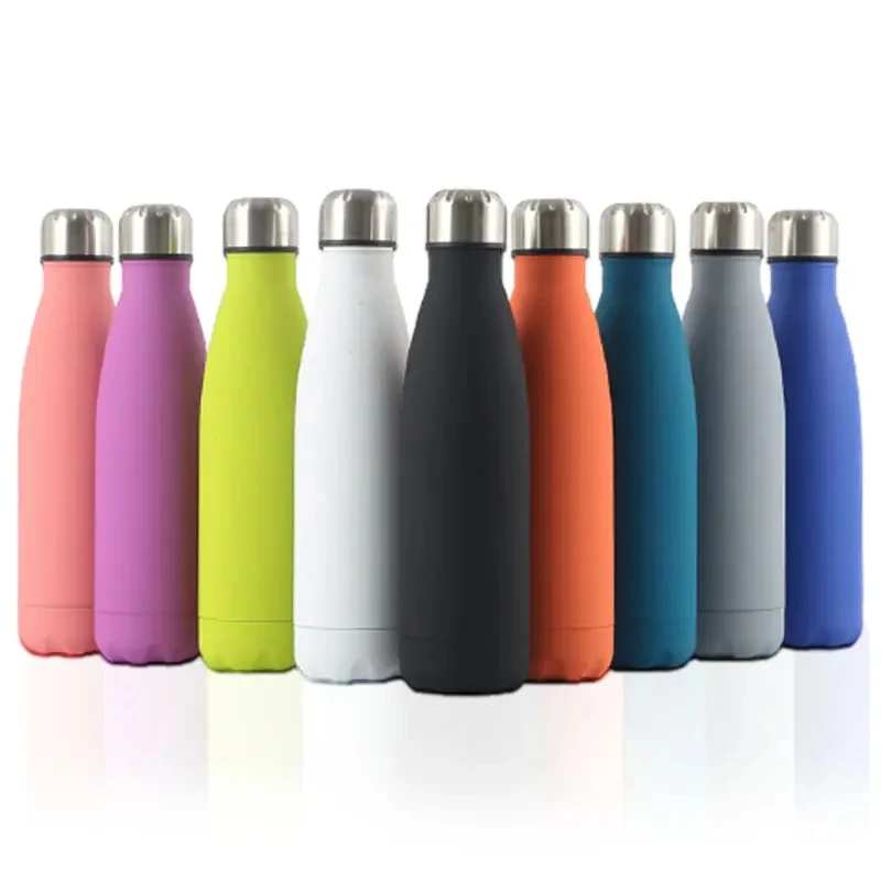 Vacuum Sport Double Wall Stainless Steel Shape Insulated Water Bottles With Custom Logo