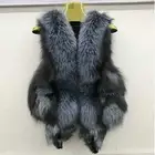 Fur Vest Women Furfurfur Women Fur Vest Factory Supplier Faux Fur Vest Gilet Women Fake Fox Artificial Fur Vest