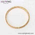 18k Bangle 52633 Xuping Hollow Cuff 18K Gold Plated Environmental Protection Copper Bangle B192058