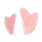 New Rose Quartz Guasha 2021 New Design Mini Rose Quartz Gua Sha Scraping Massage Rose Guasha Board