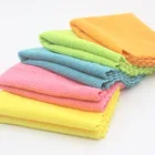 Dish Cloth Kitchen Towel Custom Dish Cloth Ultrasonic Cutting Absorbent Microfiber Drying Kitchen Towel
