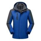 Hooded Outerwear Mens Winter Work Jacket Waterproof Hooded Insulated Coat Parka Outerwear