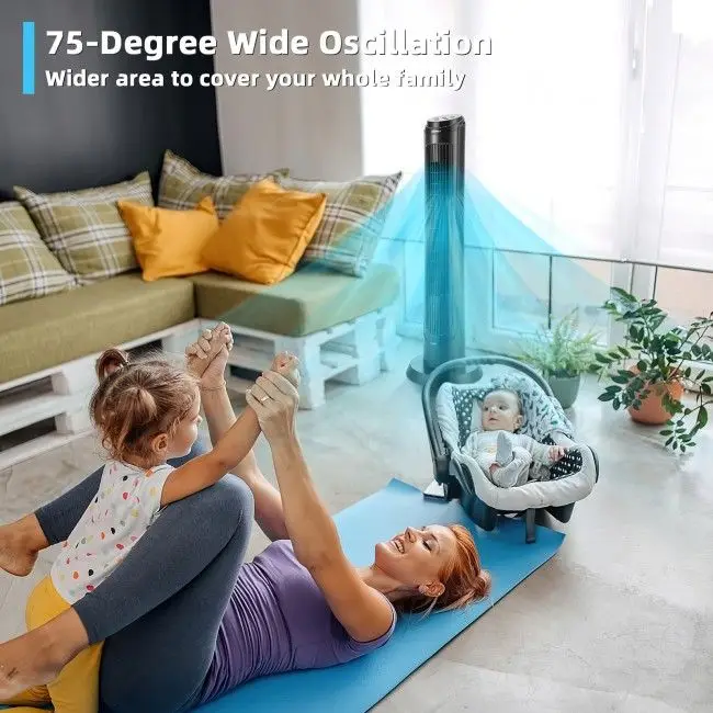Tower Fan, 40-Inch, D0100HENM77 - detail 4