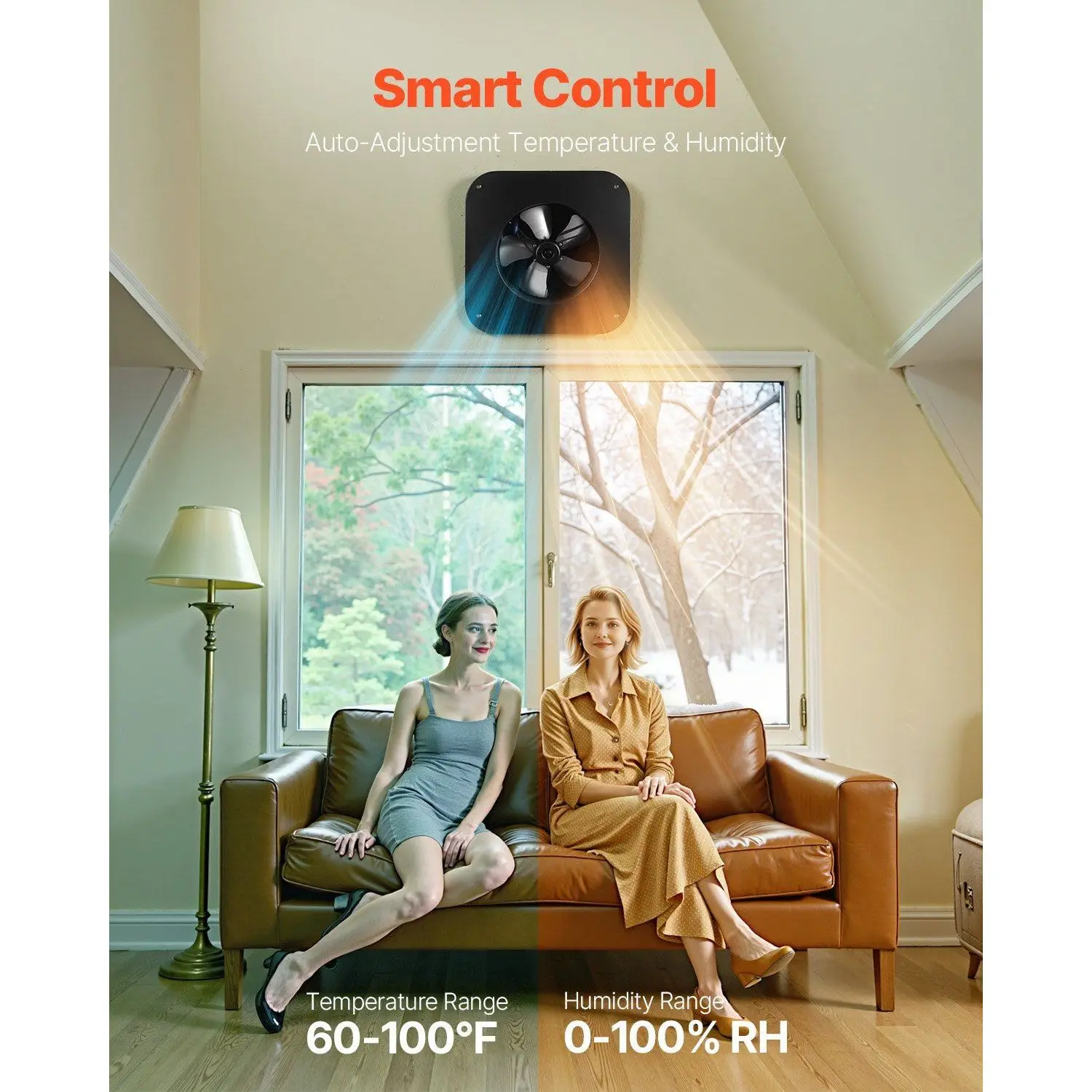 Solar Roof Exhaust Fan, 50W, D0100X385C2 - detail 6