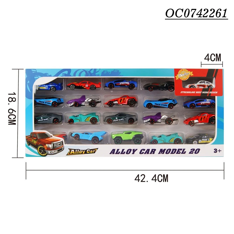 20pcs 1:64 Freewheel diecast metal classic model super sport car toys for kids