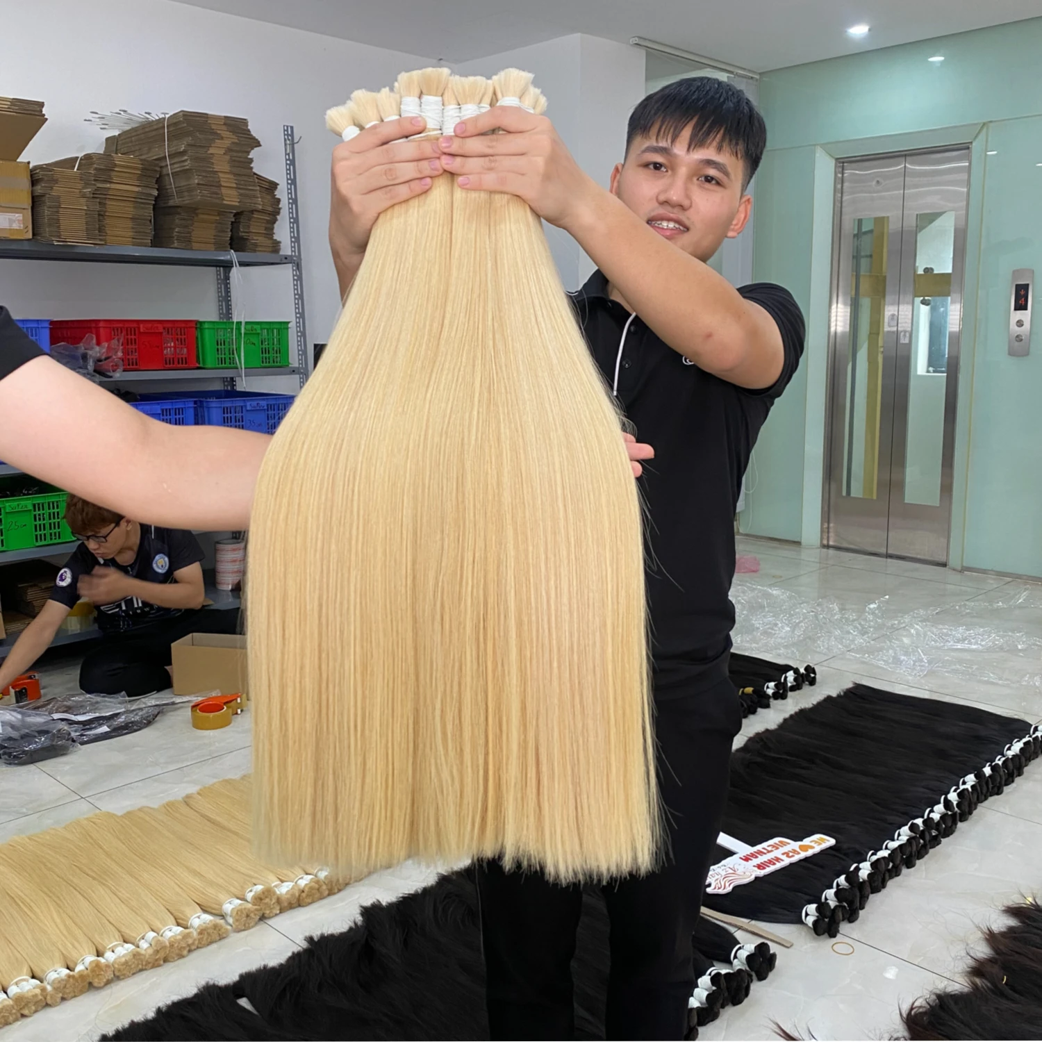 Remy Virgin 100% Russian Human Hair Extensions Luxury No Tangle,Silk Hair  The Best Supplier Ash Colored Of Human Hair Vietnam - Buy Human Hair  Extensions 100% Virgin Hair Quality Hair Supplier Human