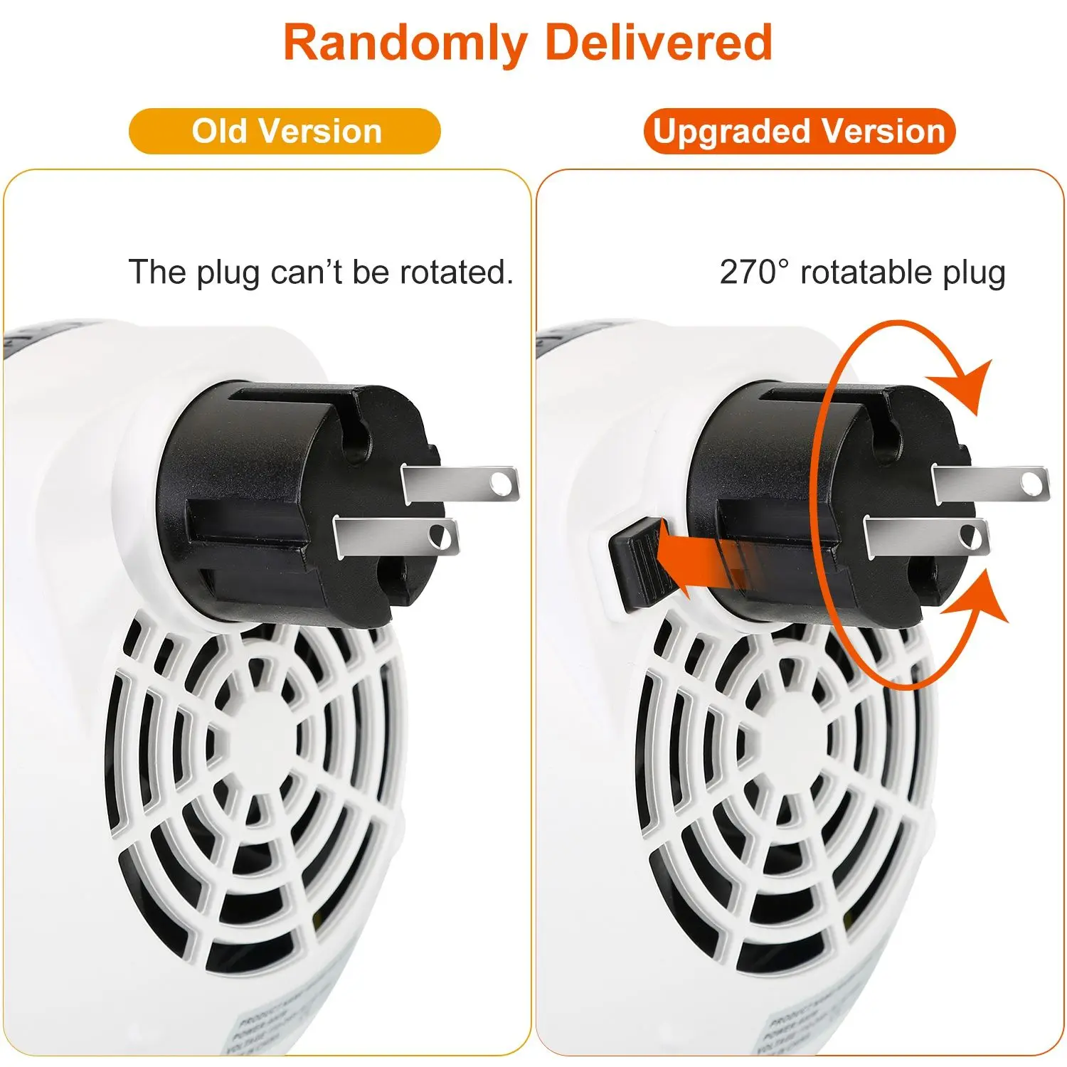 Portable Electric Heater, 900W, Wall - detail 8