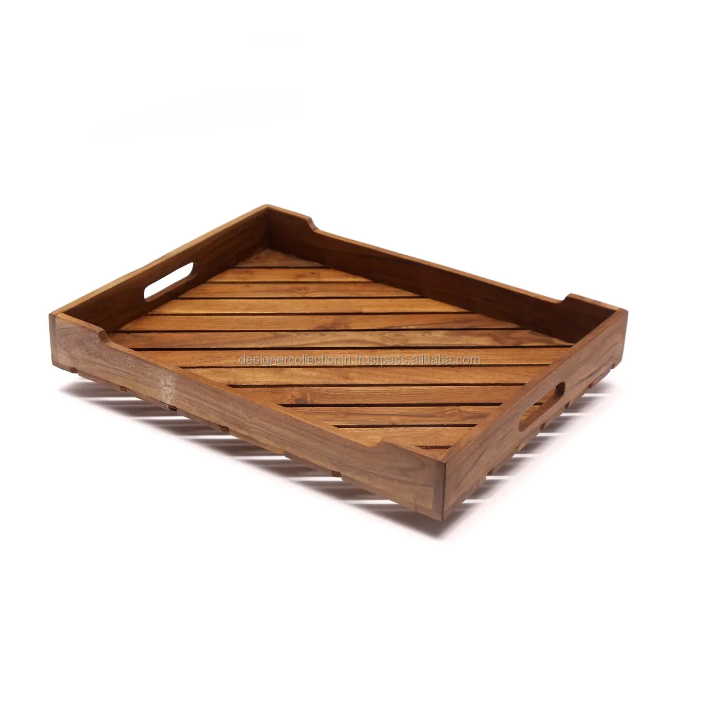 Display Dish Platter Wooden Serving Tray Handmade Factory Customized