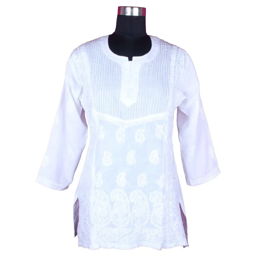 chicken cotton kurti design