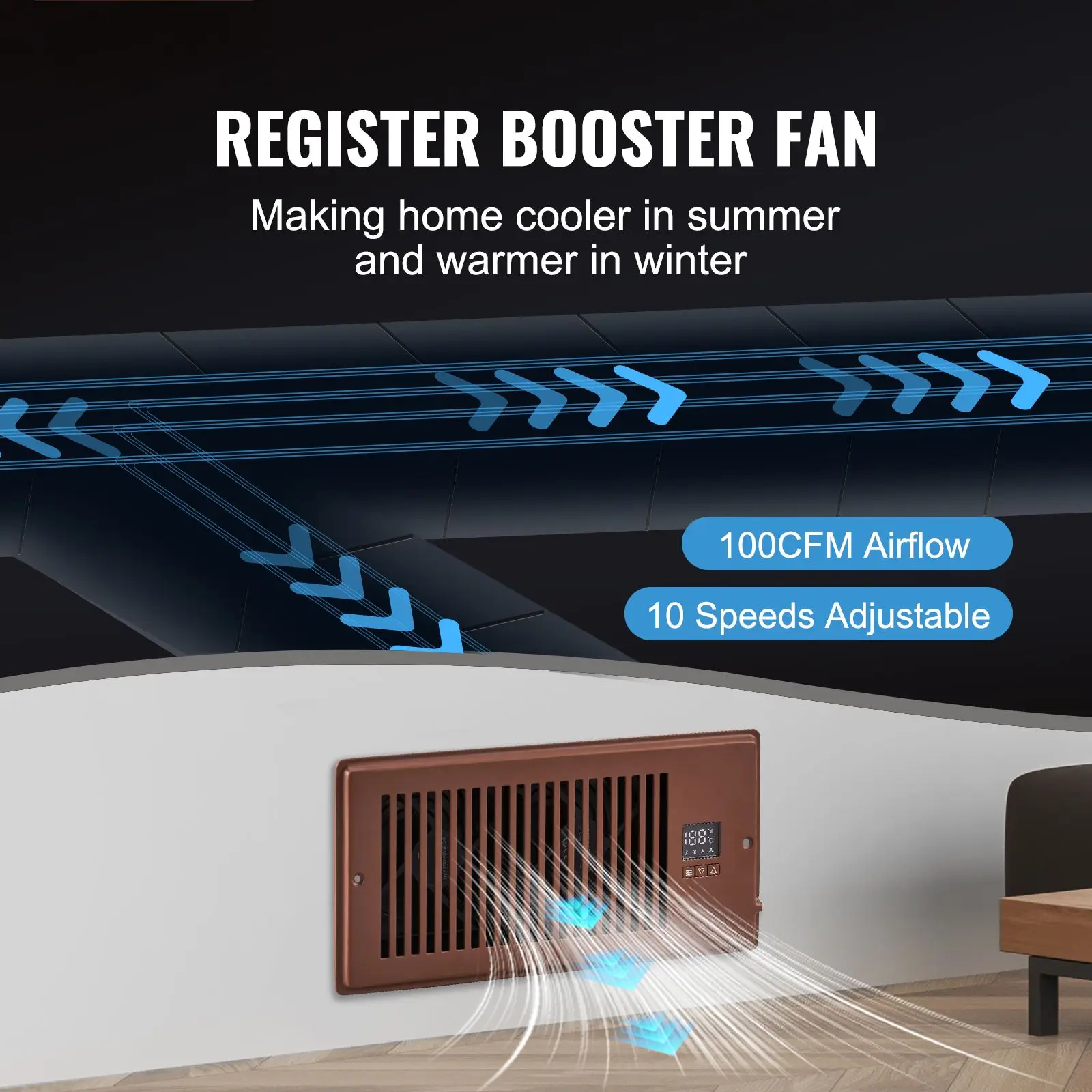 Register Booster Fan, 4FT, 10FT - detail 4