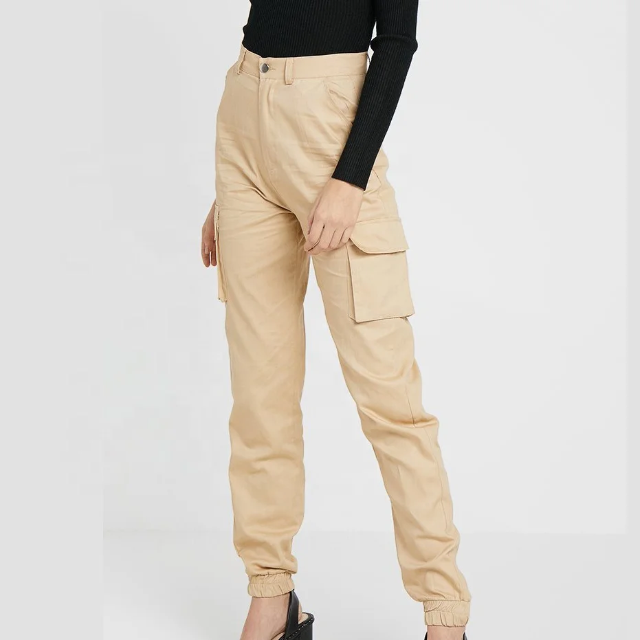 Wholesale Pantalon High Waisted Joggers Trousers With Side Big Pockets  Women's Hip Pop Loose Casual Classic Combat Cargo Pants - Buy Zipper Fly  Casual Latest Design Women Cargo Pants Pencil Pants Outdoor
