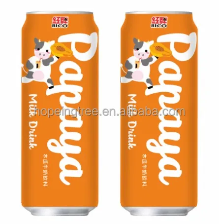 papaya milk can instant drink ready to drink canned soft drinks