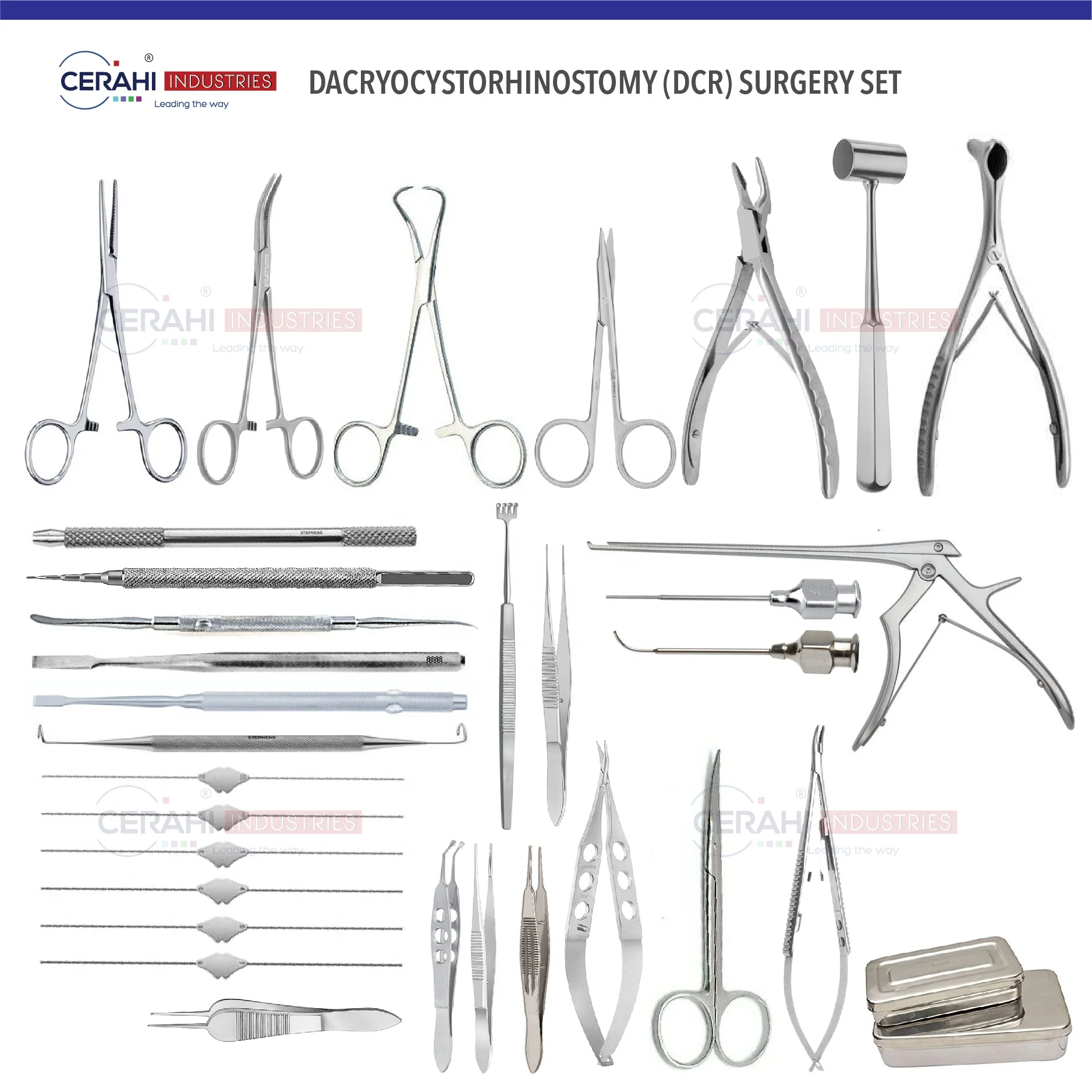 Top Supplier Eye Instruments Dcr Dacryocystorhinostomy 30 Pcs