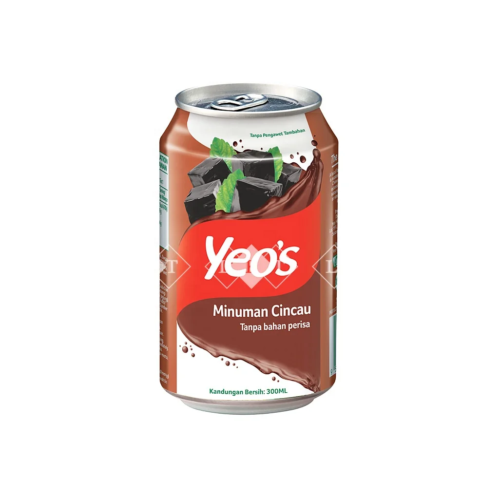 hot summer refreshing asian beverage yeo"s grass jelly drink 300