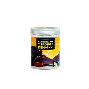 Healthy Customize Instant Coffee Private Label Strong black 2-in-1 instant coffee With Strong Flavor From Vietnam