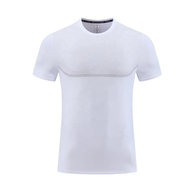 Customizable Quick Dry Athletic Fit Mesh Training Jersey Classic Workout T-Shirt Factory Direct Wholesale Custom Logo Printing