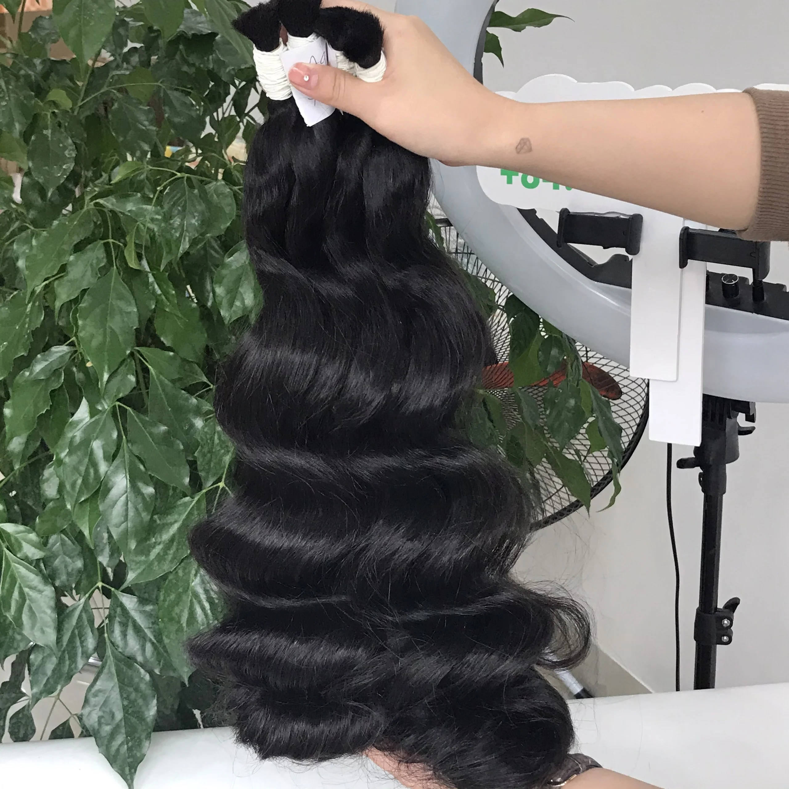 Water Wavy Bulk Human Hair Bundles Natural Color 12a Grade 100 %  Unprocessed Virgin Hair Top Hair Vendor In Vietnam - Buy Hair Color Super  Double Drawn Vietnamese Hair Hair Vendors Human