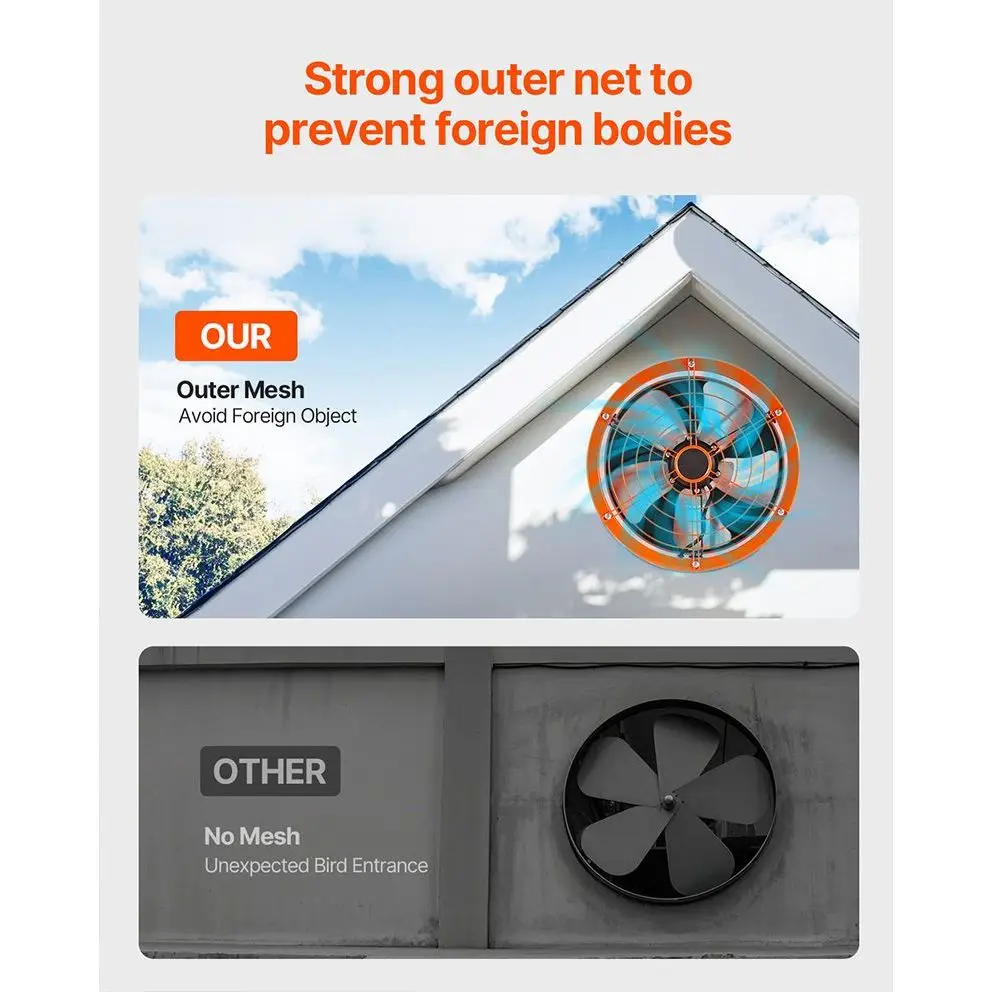 Mount Attic Exhaust Fan, 1300, CFM - detail 10