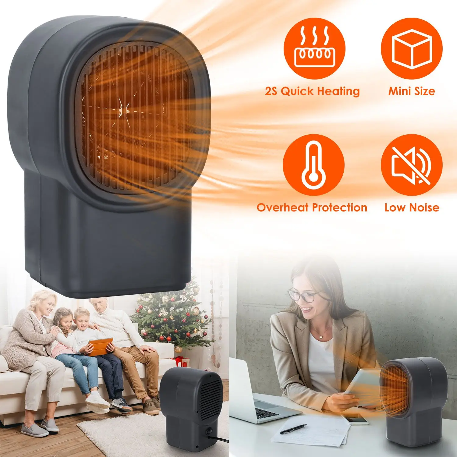 Electric Heater, Portable, 400W - detail 2