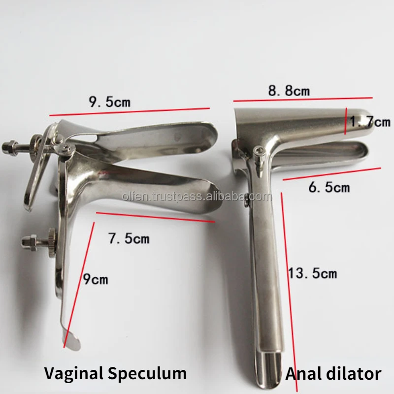 Stainless Steel Vagina Anus Expansion Anal Plug Vaginal Speculum Anal