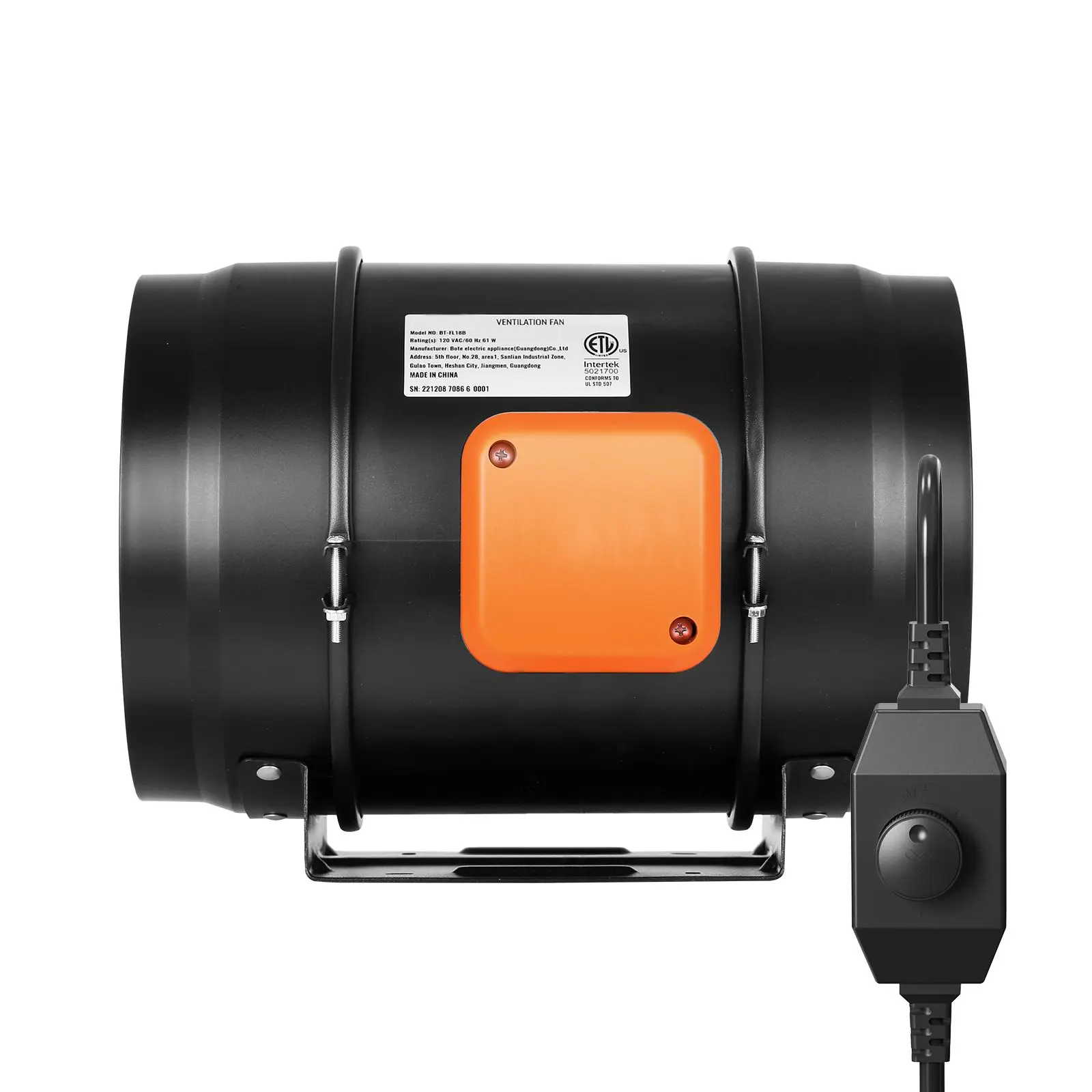 Inline Duct Fan, 8-Inch, 750, CFM - detail 2