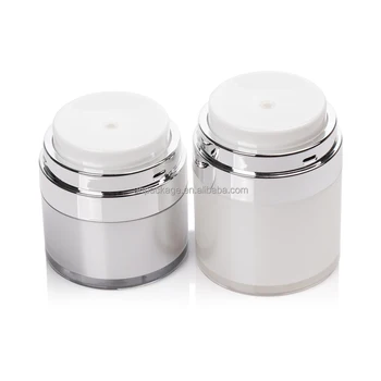 15ml 30ml 50ml double wall luxury design skincare face care serum press style bottle for serum cosmetic airless pump container