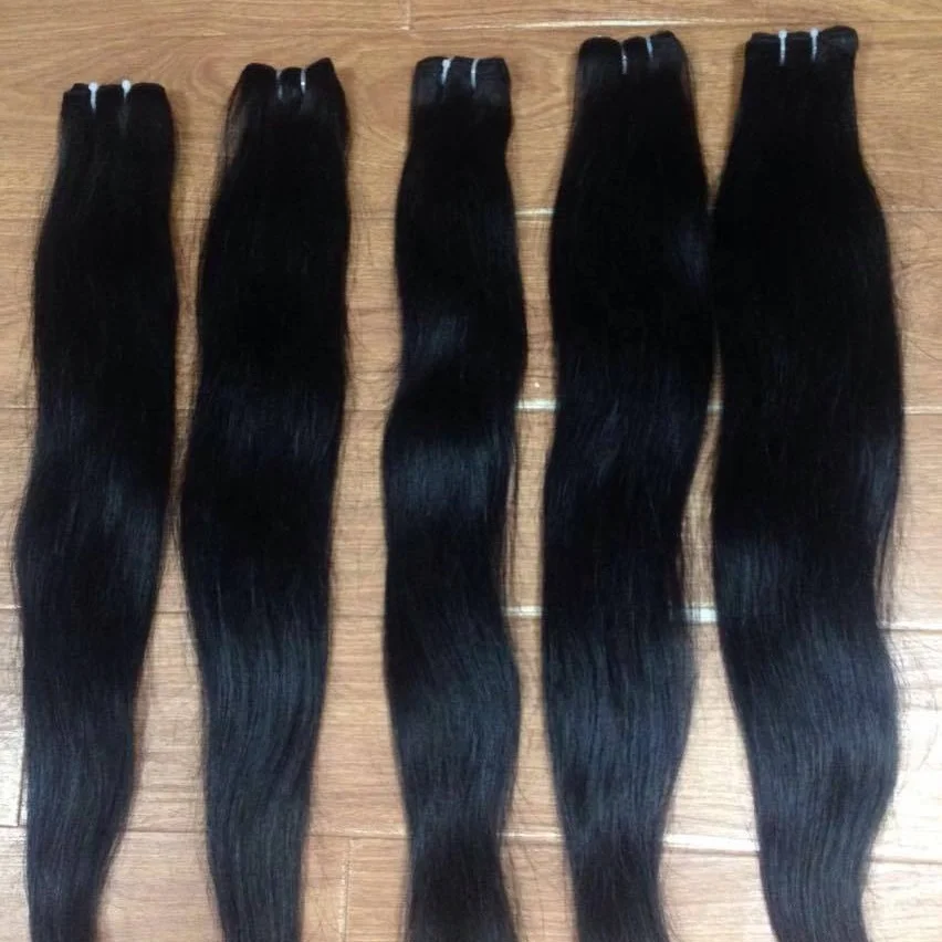 Wholesale Human Hair Extension Raw Indian Hair Bundle Mink Virgin Brazilian  Cuticle Aligned Hair - Buy Natural Single Donor Remy Virgin Cuticle Aligned  Indian Straight Bulk Hair For Braiding From India,Human Hair