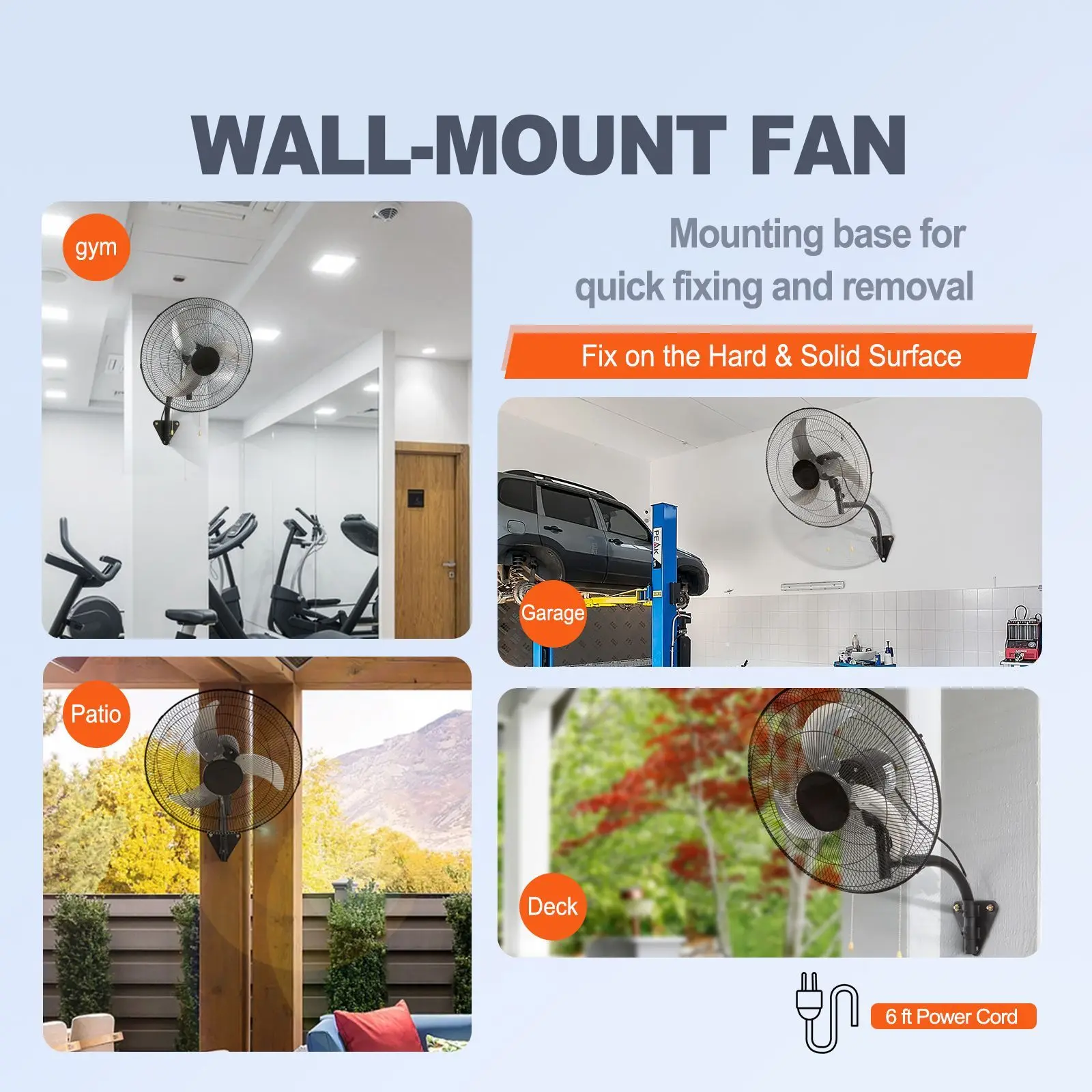Wall Fan, 3-Speed, D0100HPFRT7 - detail 6