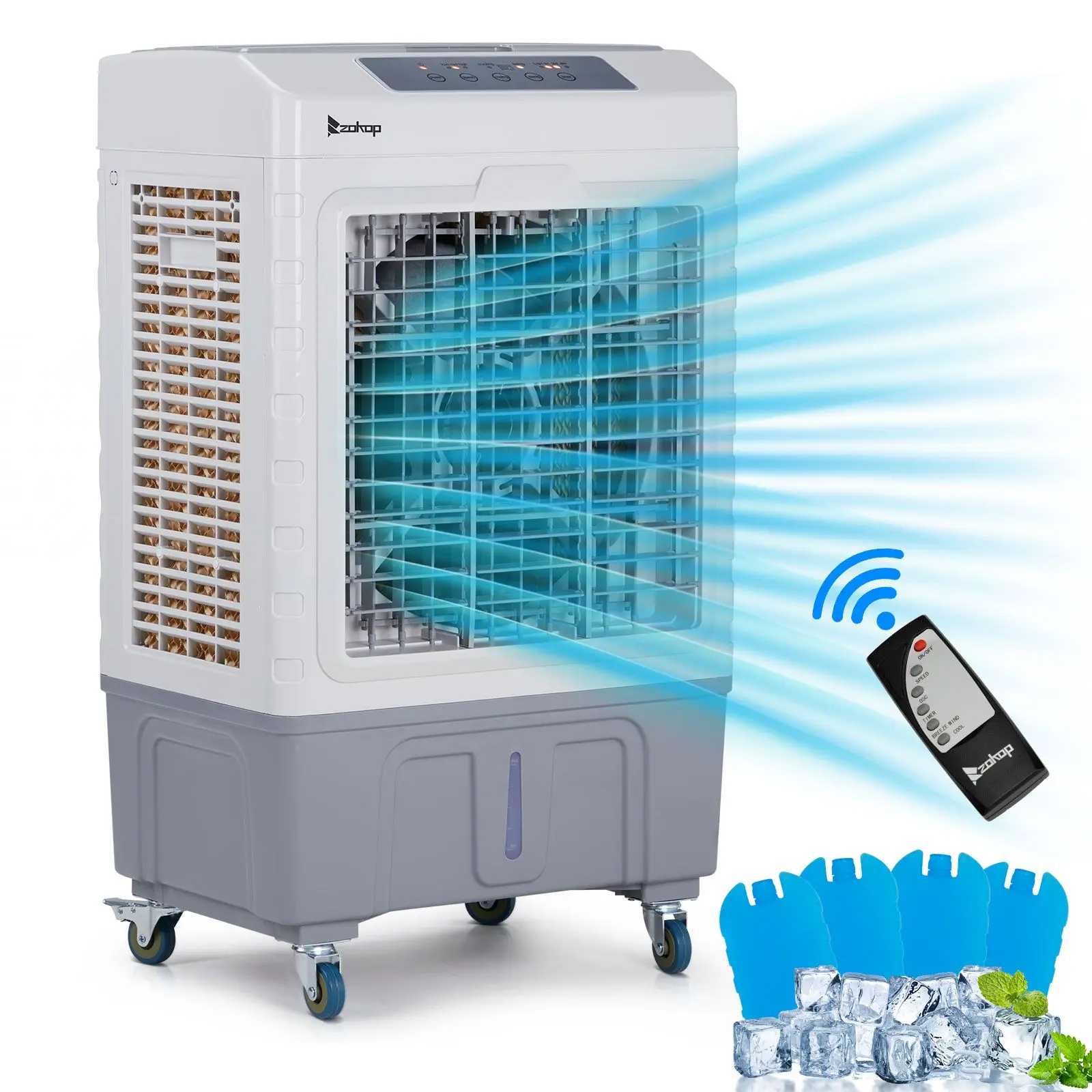 Evaporative Cooler, Portable, 2647, CFM, 75W - detail 4