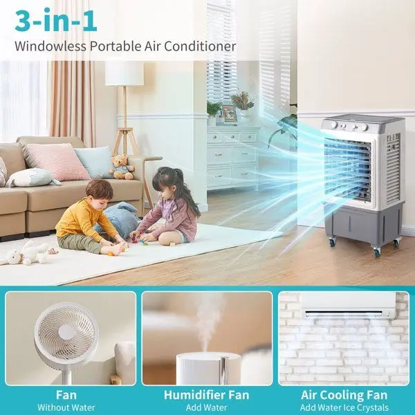 Evaporative Cooler, Portable, 3-in-1, 2353, CFM - detail 6