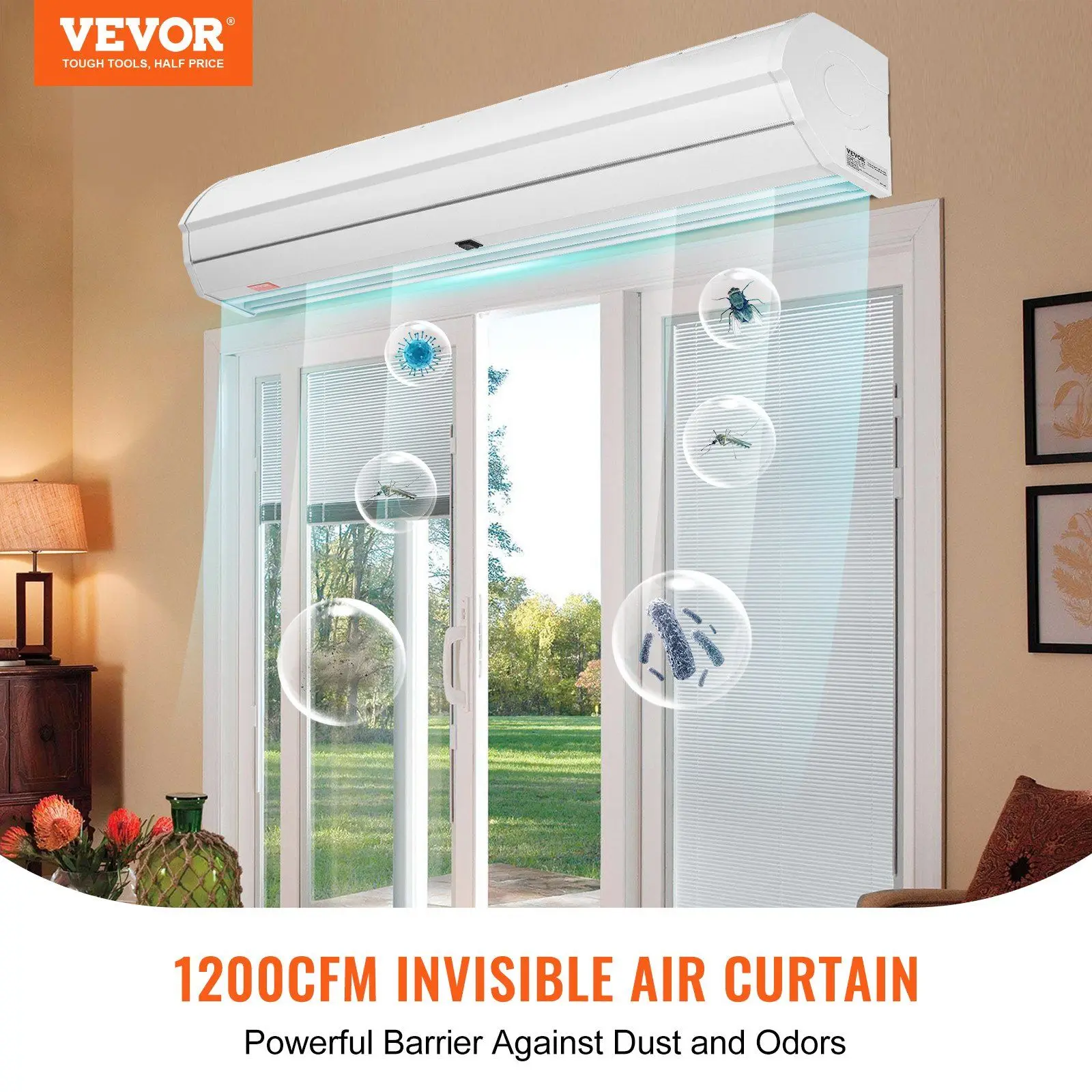 Air Curtain, 48", 1200CFM, Wall - detail 4
