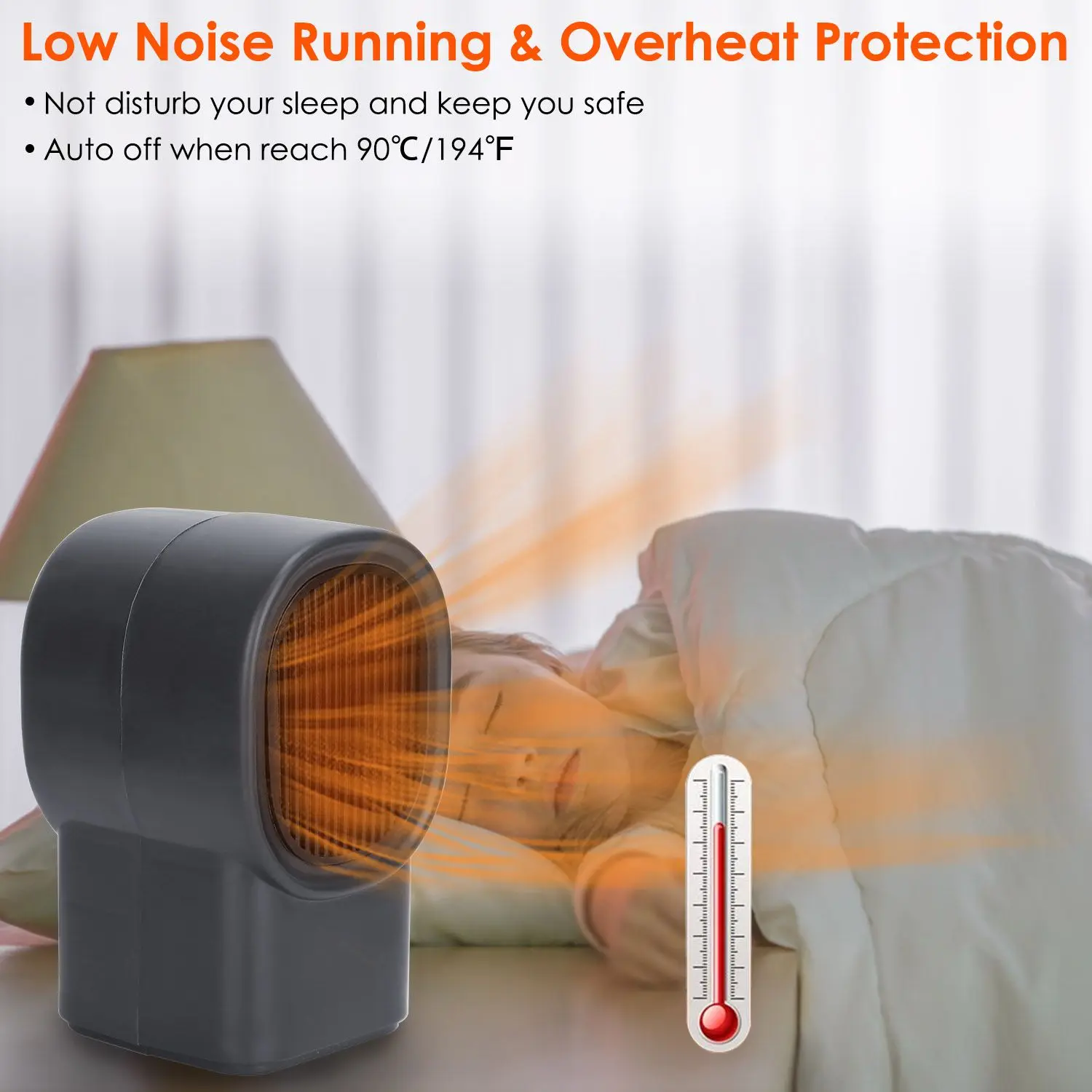 Electric Heater, Portable, 400W - detail 12