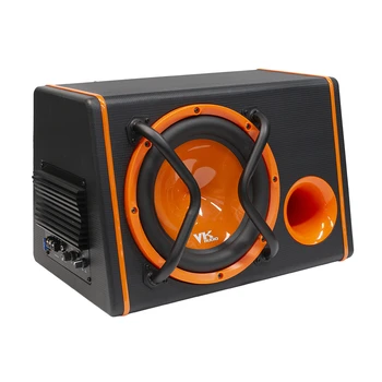 10-Inch Custom Design Car Subwoofer Single Coil Active Box with 1-Year Warranty Fashionable and Stylish