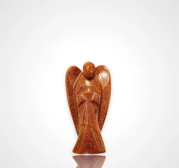 Best quality red gold stone high polished angel 2 inch hot selling products