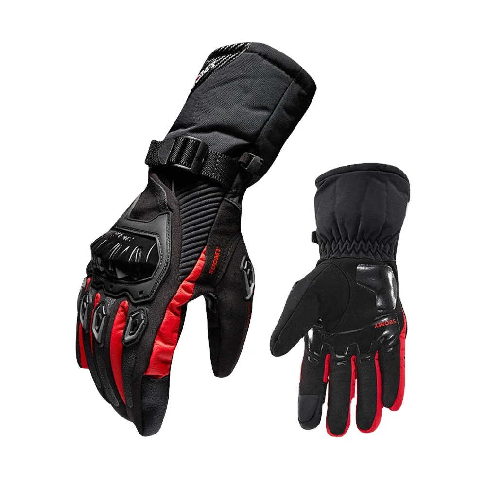 Winter Polar Forc Leather Waterproof Thermal Winter Motorcycle Motorbike Gloves 