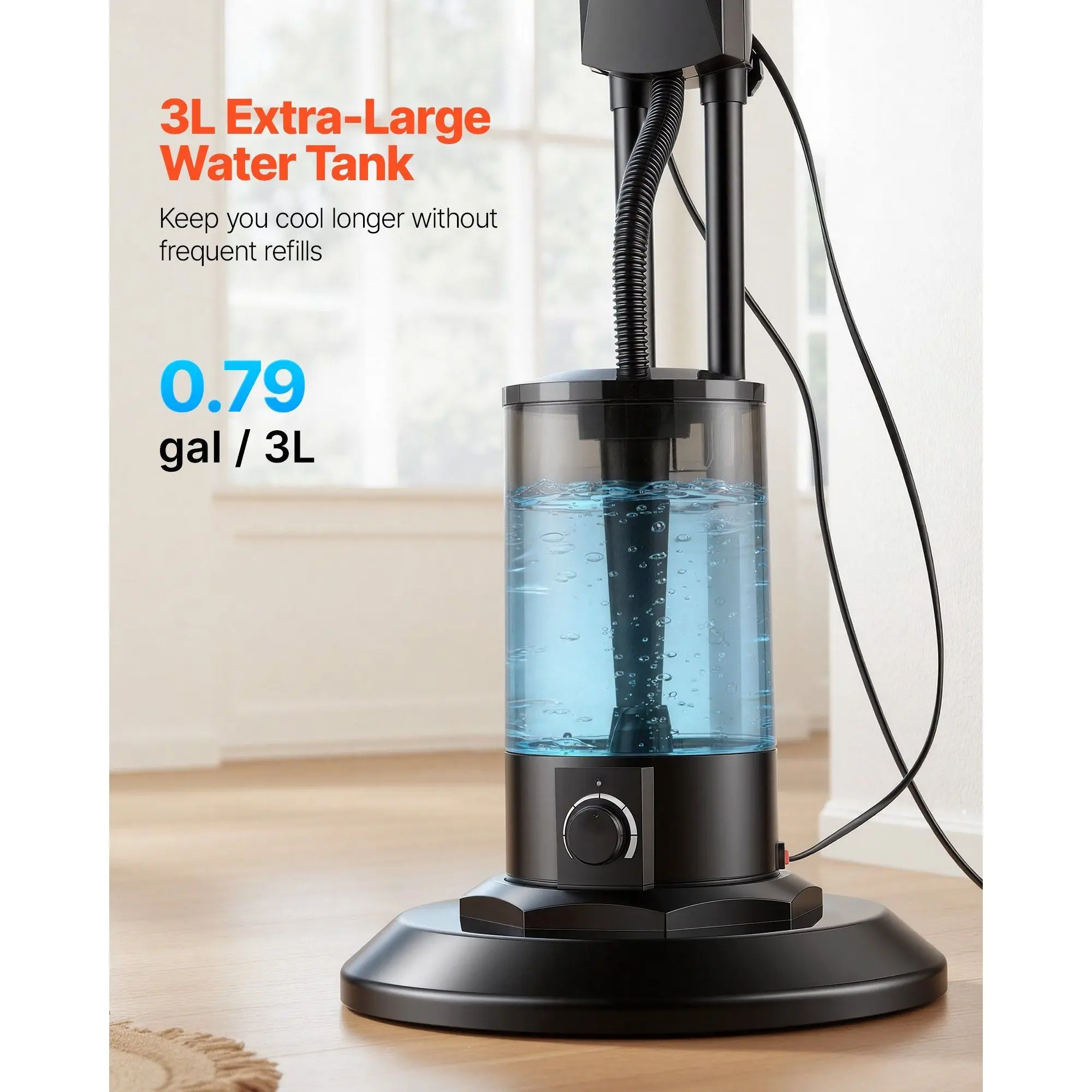 Speed Misting Standing Fan, 3L, D0100X3KJ6X - detail 10