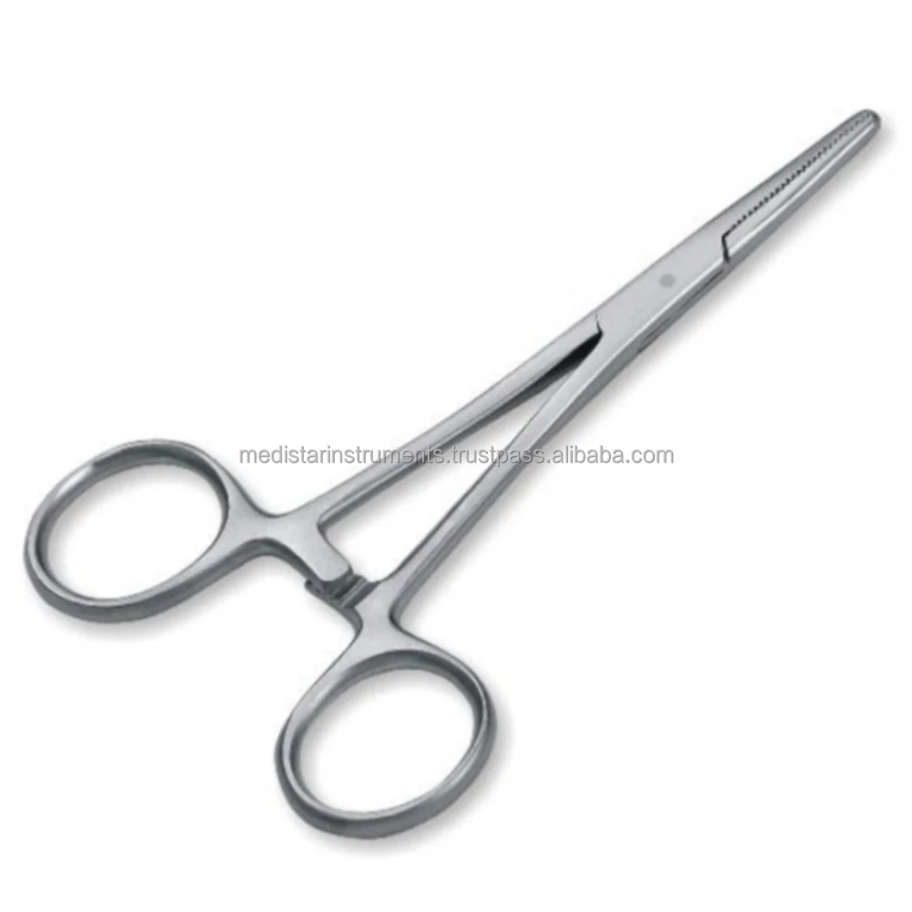 Surgical Hemostatic Artery Clamp Locking Kelly Forceps 16cm Stainless