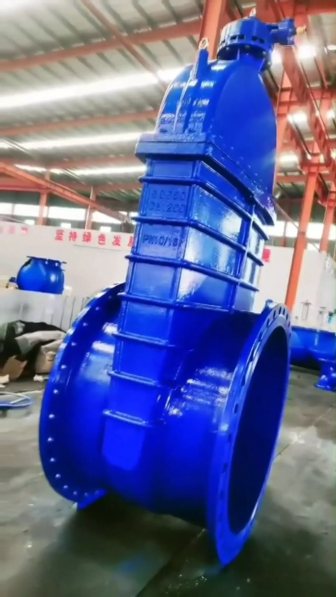 Inch Soft Sealing Non Rising Stem Resilient Seated Gate Valve Ductile