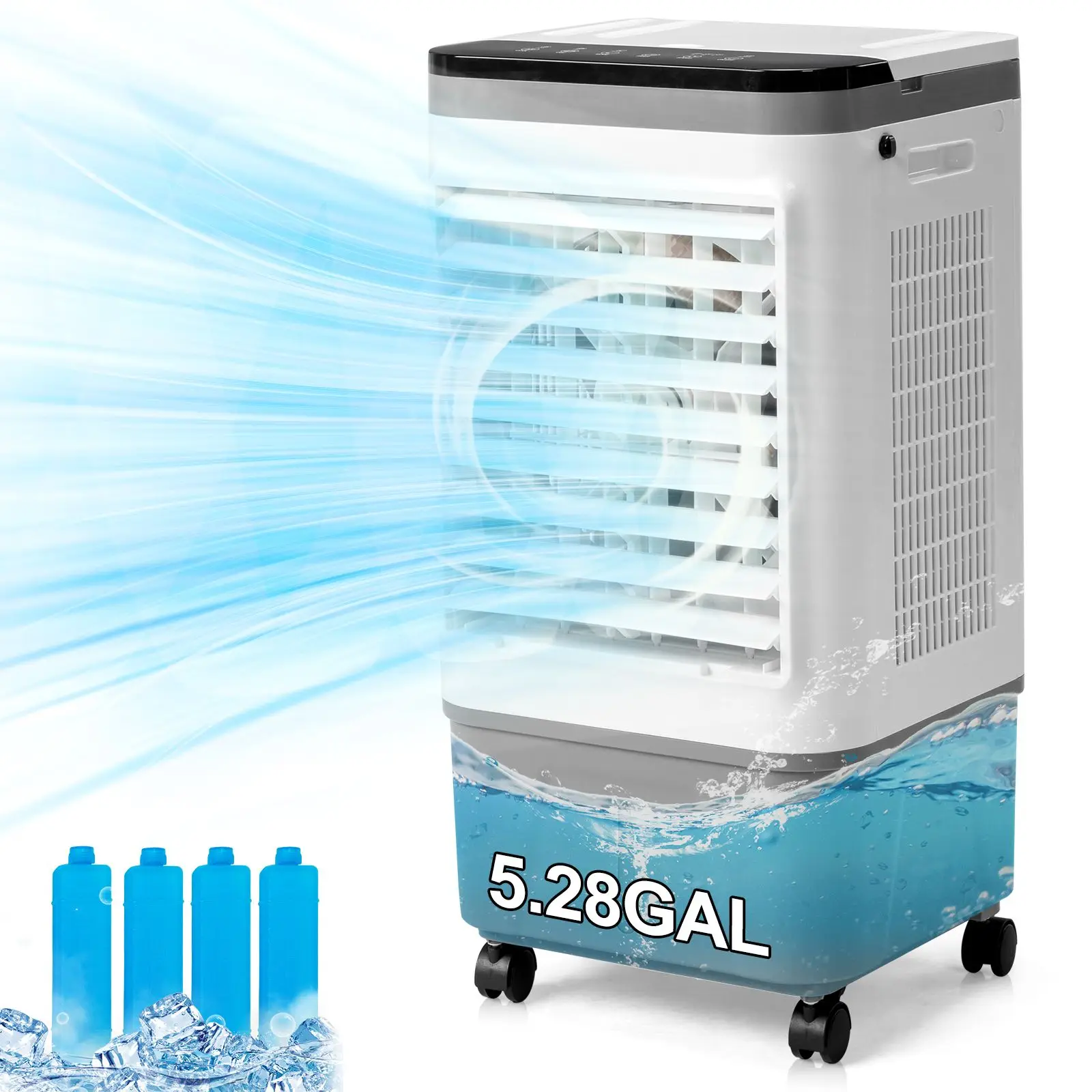 Portable Evaporative Cooler, 3-in-1, 461, CFM, Copper - detail 2