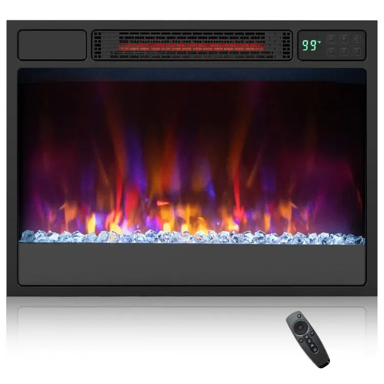Electric Fireplace, 1500W, Metal - detail 2