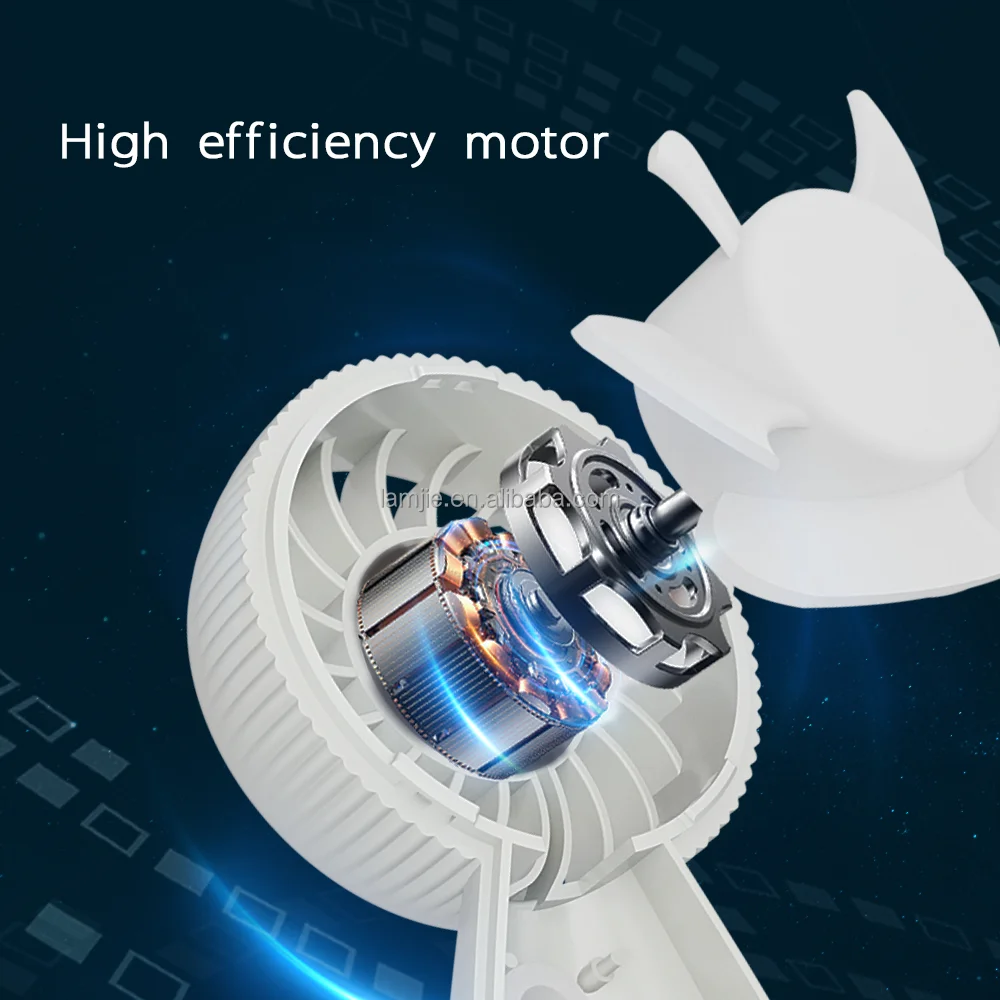 Magnetic Wearable Neck Fan, 3-Speed, 5 V, USB - detail 4