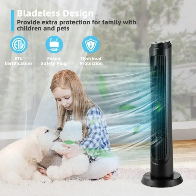 Tower Fan, 40-Inch, D0100HENM77 - detail 8