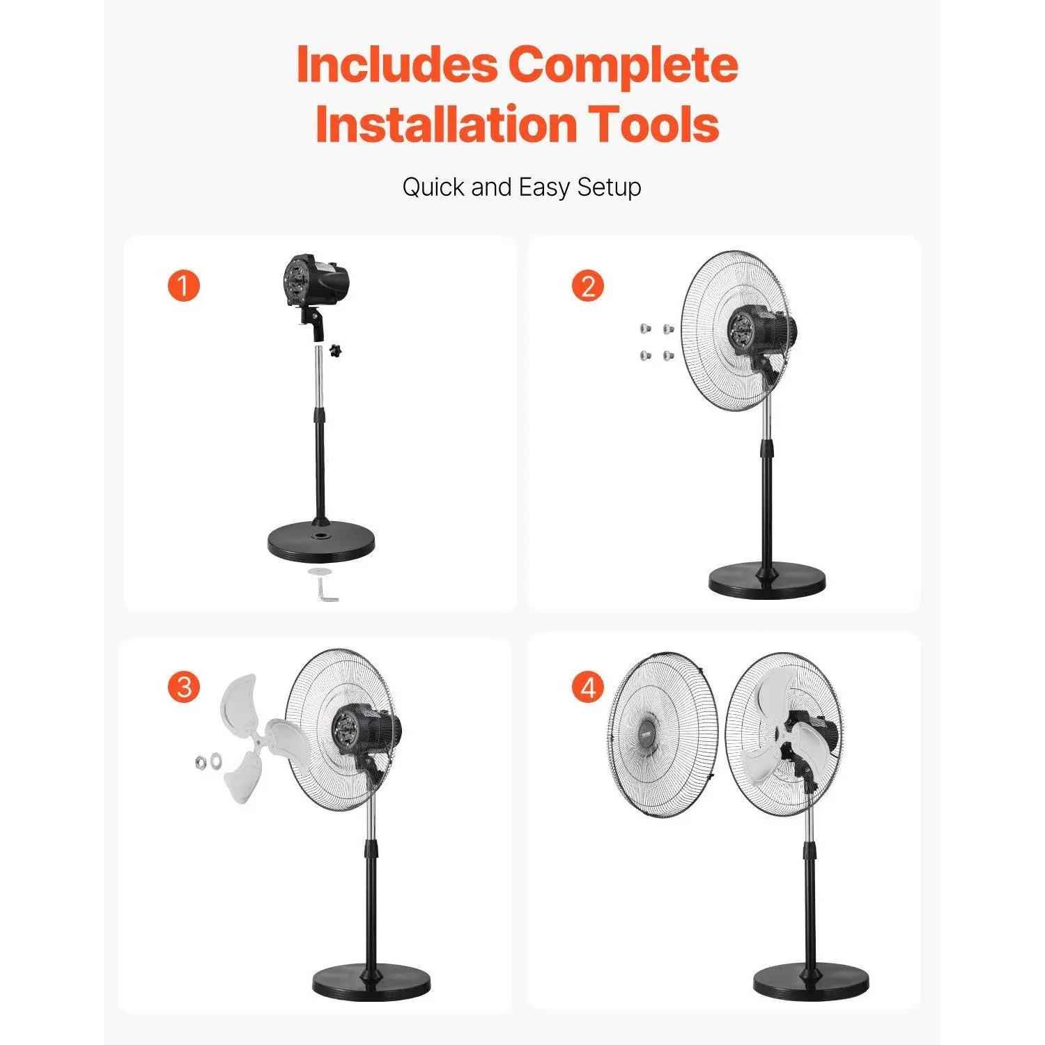 Pedestal Fan, D0100X3EHRX - detail 12