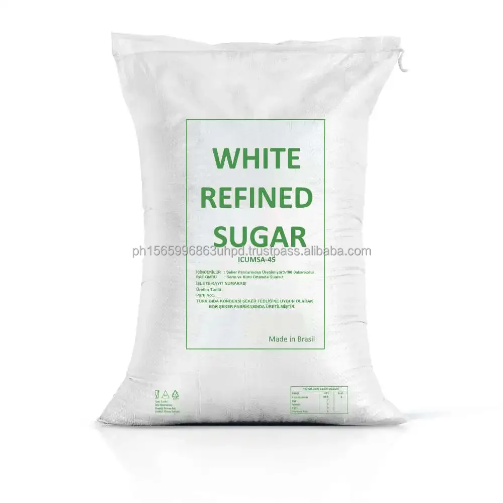 Icumsa Brown Refined Sugar At Cheap Factory Prices Per Ton White