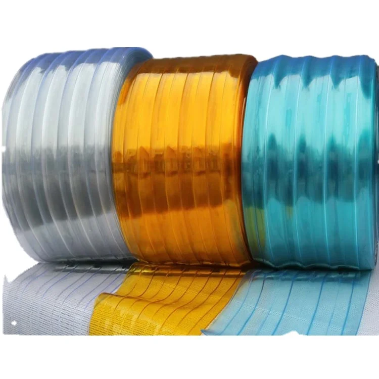 Flexible PVC Door Strip/Curtain 200mm x 2mm x 50m with Privacy Pattern 