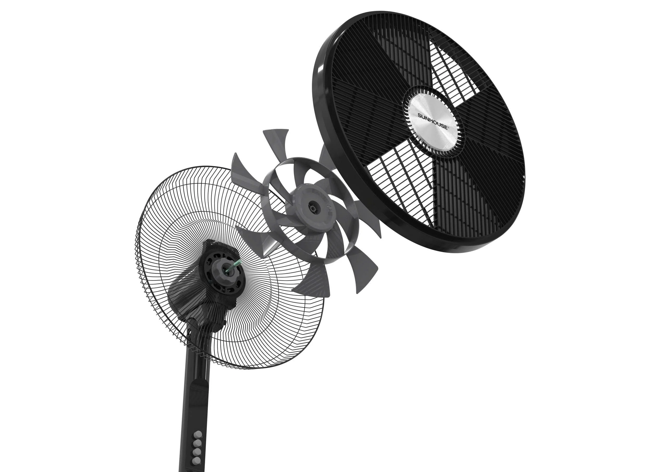 Air Cooling Fan, Plastic - detail 2